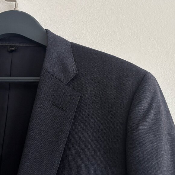 $1200 J.CREW Classic Ludlow Navy Wool Suit 38-40 Long, Pants 34x32 - Picture 7 of 15